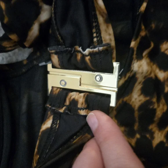 Leopard Print One-Piece Swimsuit - Picture 9 of 13